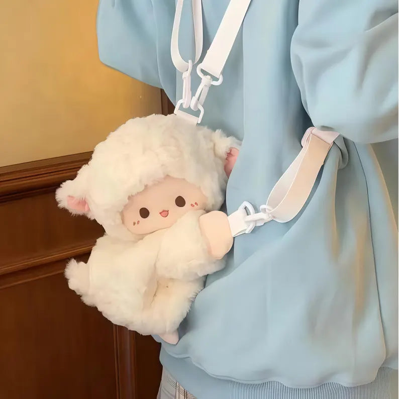 Cute Lamb Plush Bag ( Small )