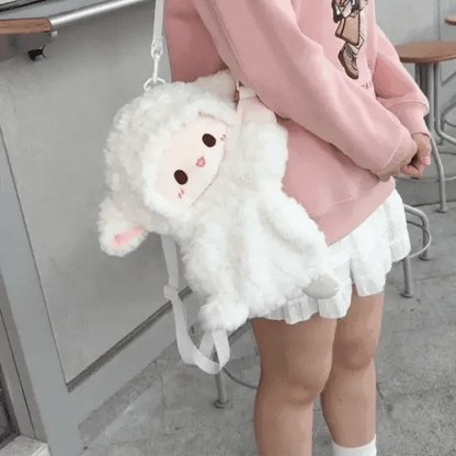 Cute Lamb Plush Bag ( Small )