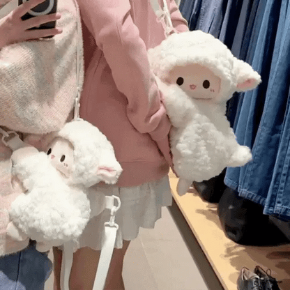 Cute Lamb Plush Bag ( Small )