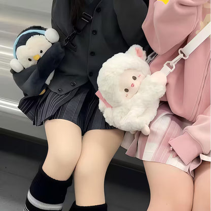 Cute Lamb Plush Bag ( Small )